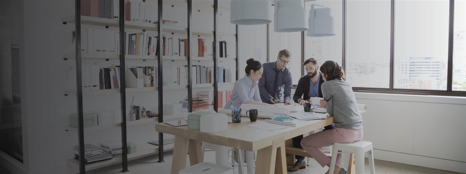 business people in meeting
