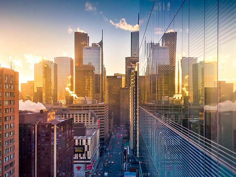 Buildings in downtown Toronto