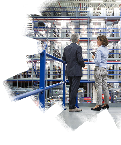 lady showing Industrial space